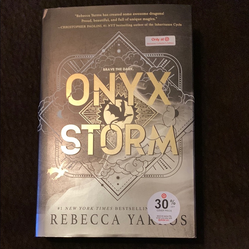 Onyx storm target exclusive edition sprayed edges book